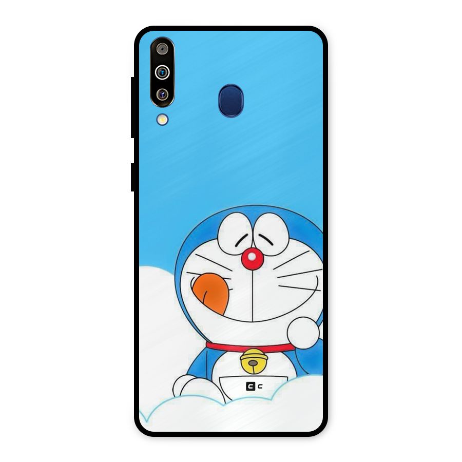 Doremon On Clouds Metal Back Case for Galaxy M30