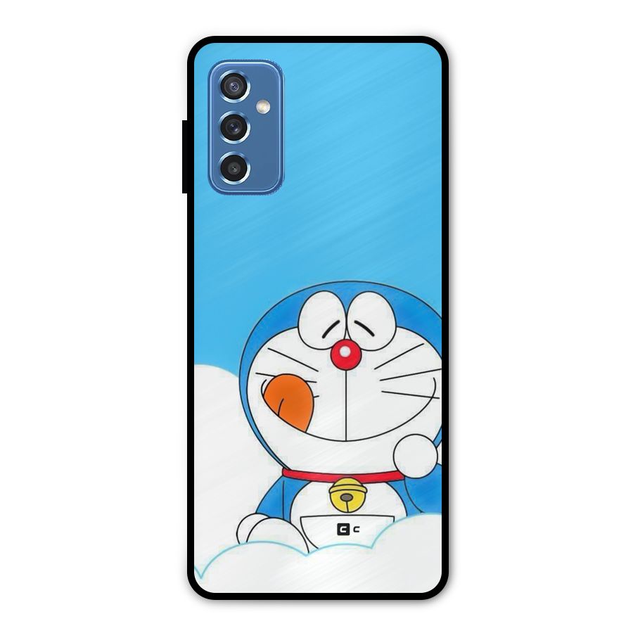 Doremon On Clouds Metal Back Case for Galaxy M52 5G
