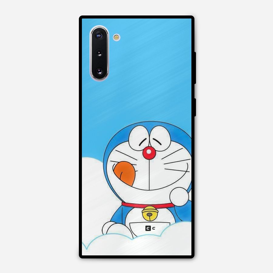 Doremon On Clouds Metal Back Case for Galaxy Note 10