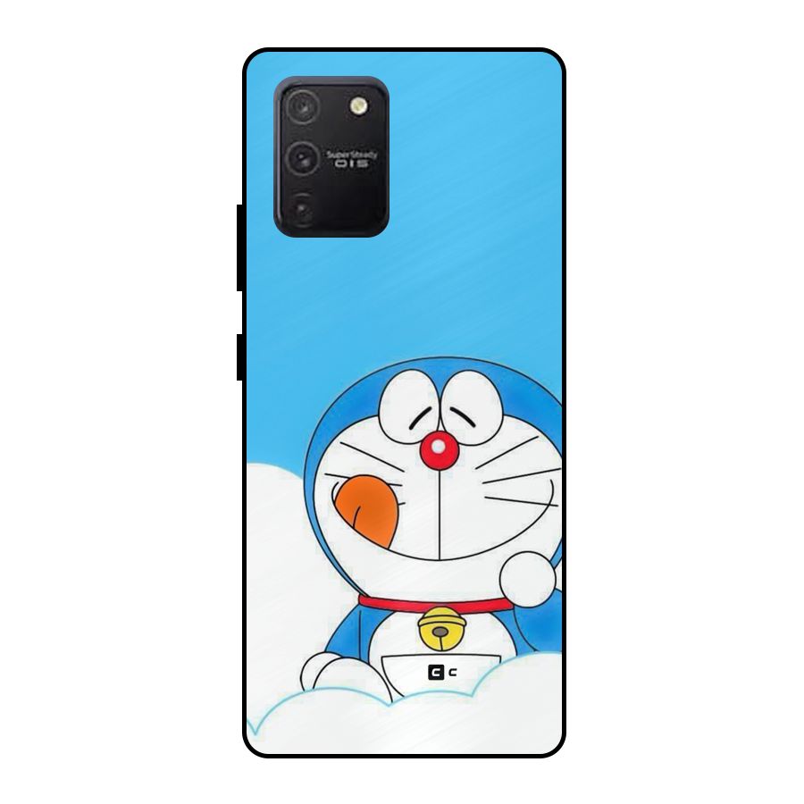 Doremon On Clouds Metal Back Case for Galaxy S10 Lite