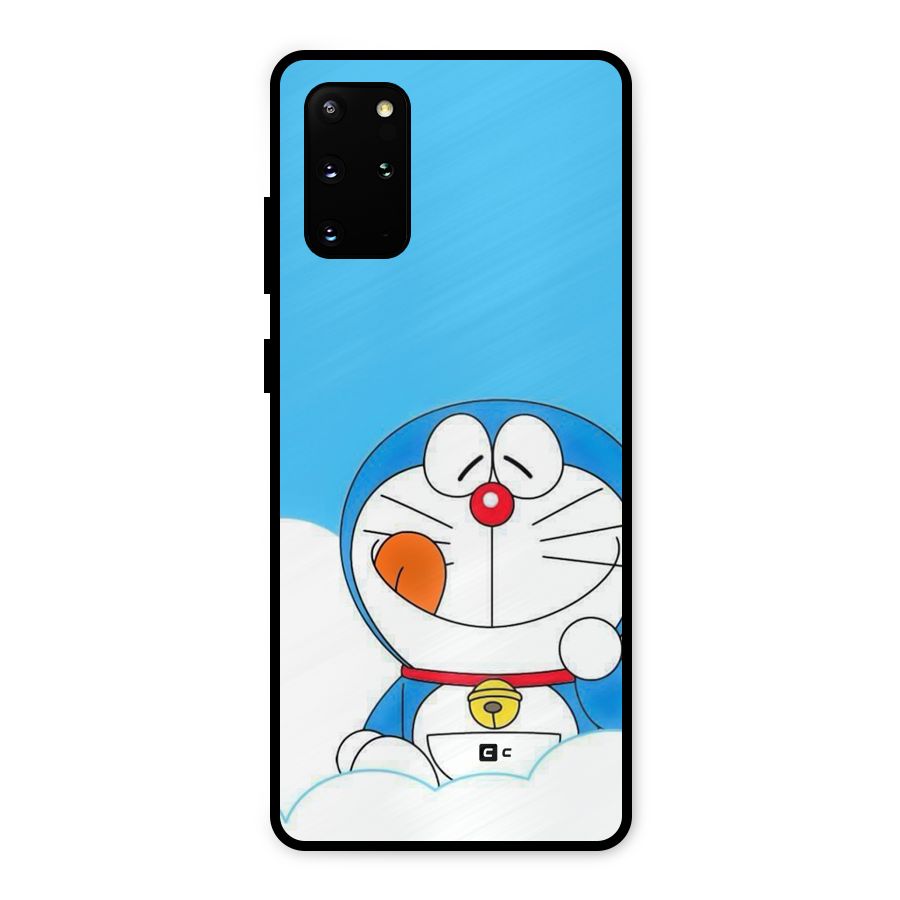 Doremon On Clouds Metal Back Case for Galaxy S20 Plus