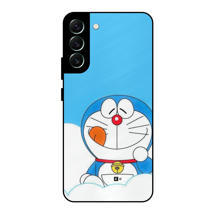 Doremon On Clouds Metal Back Case for Galaxy S22 Plus 5G