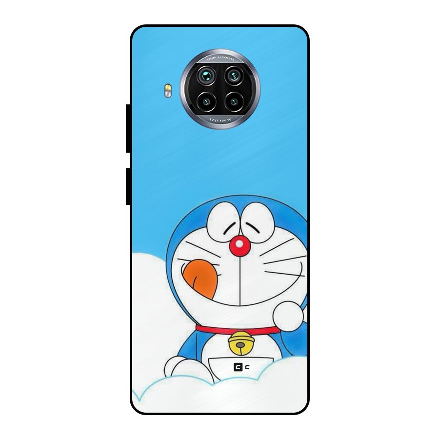 Doremon On Clouds Metal Back Case for Mi 10i