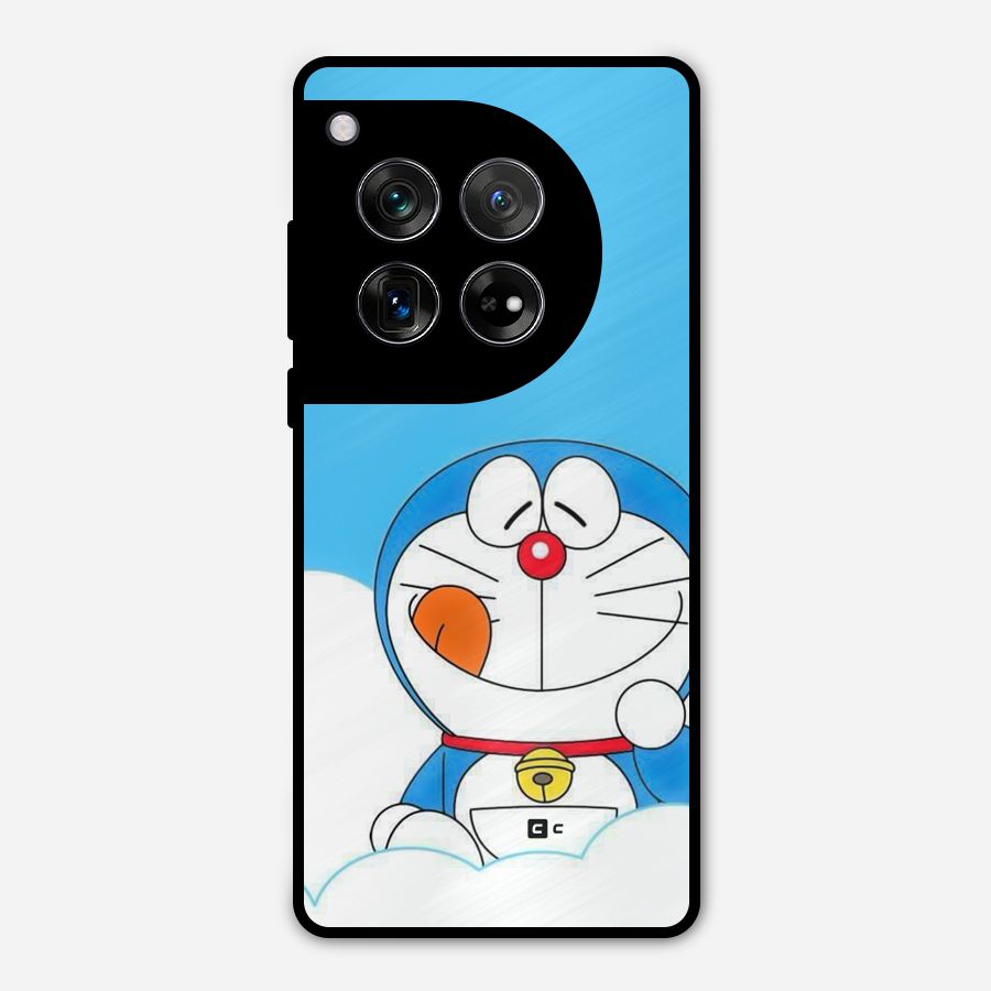 Doremon On Clouds Metal Back Case for OnePlus 12