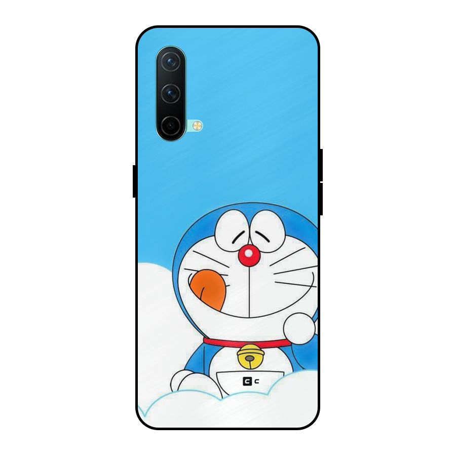 Doremon On Clouds Metal Back Case for OnePlus Nord CE 5G