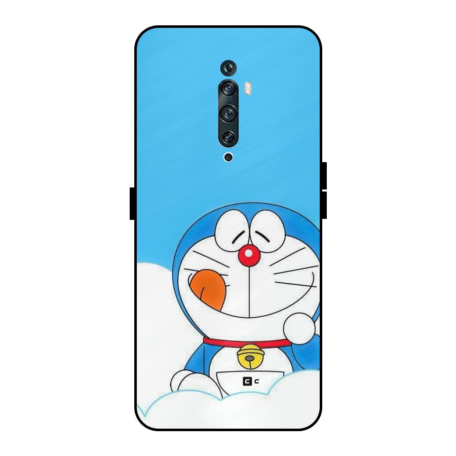Doremon On Clouds Metal Back Case for Oppo Reno2 Z