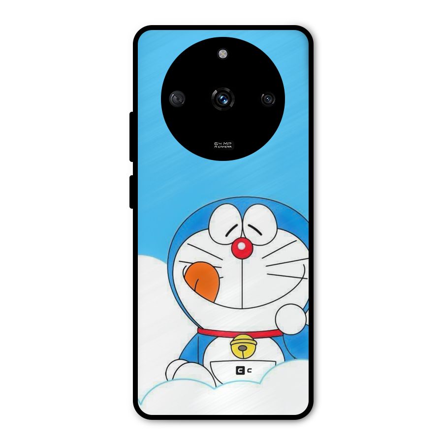 Doremon On Clouds Metal Back Case for Realme Narzo 60 5G