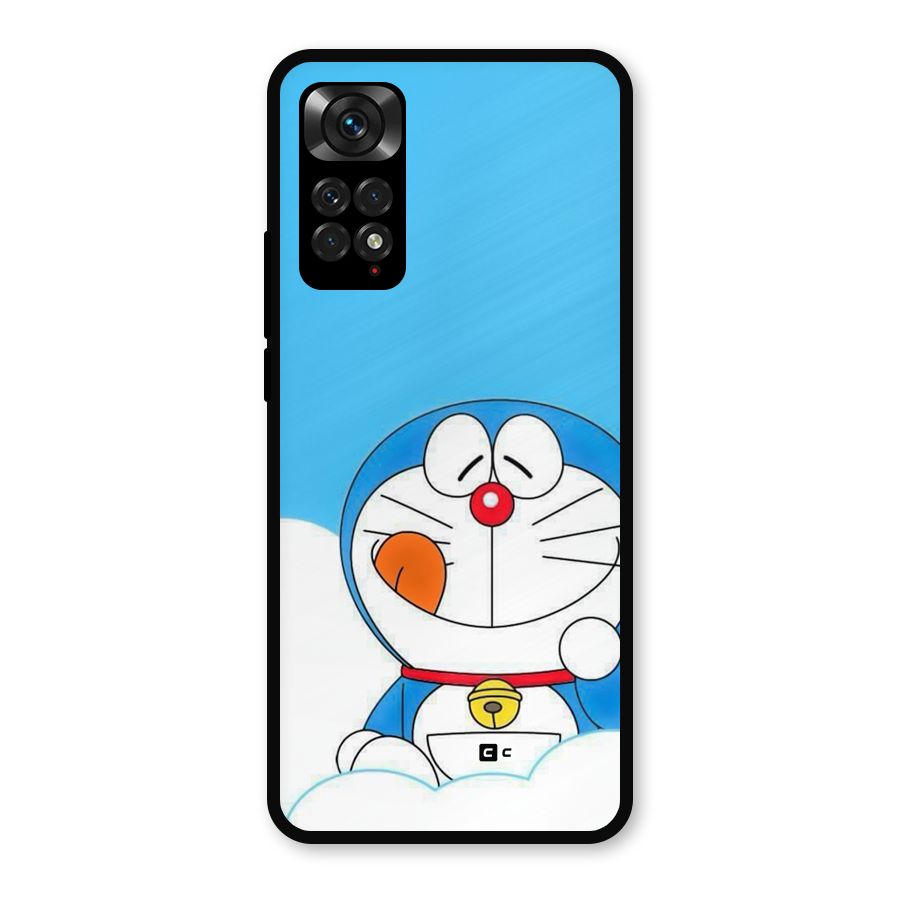 Doremon On Clouds Metal Back Case for Redmi Note 11s
