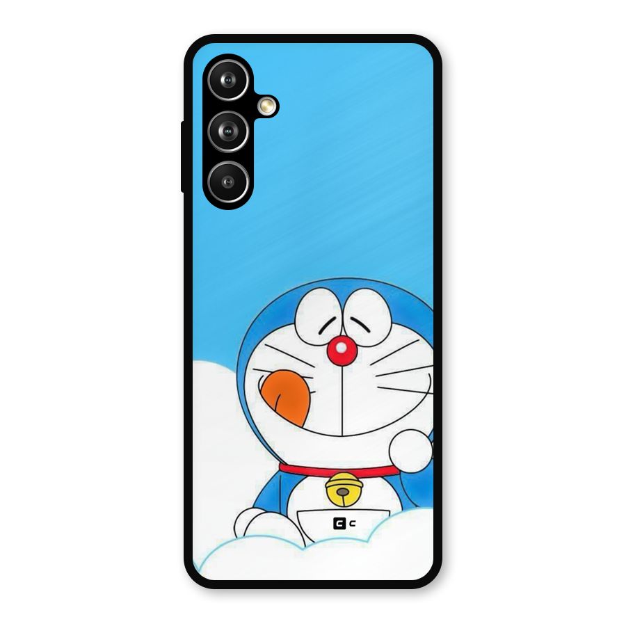 Doremon On Clouds Metal Back Case for Samsung Galaxy M54