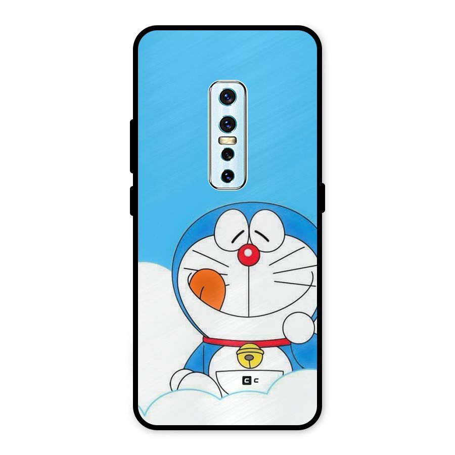 Doremon On Clouds Metal Back Case for Vivo V17 Pro