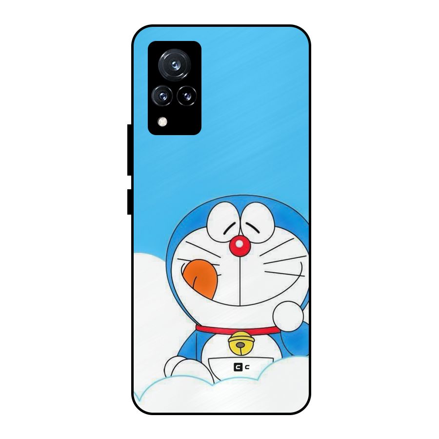 Doremon On Clouds Metal Back Case for Vivo V21 5G