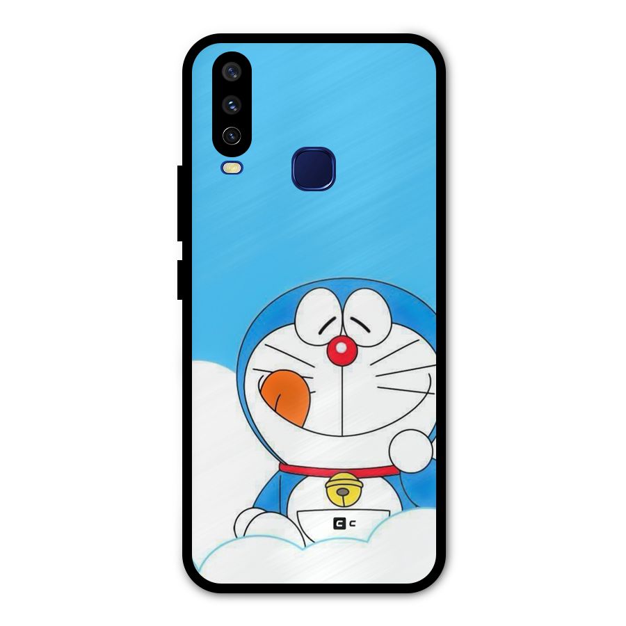 Doremon On Clouds Metal Back Case for Vivo Y12