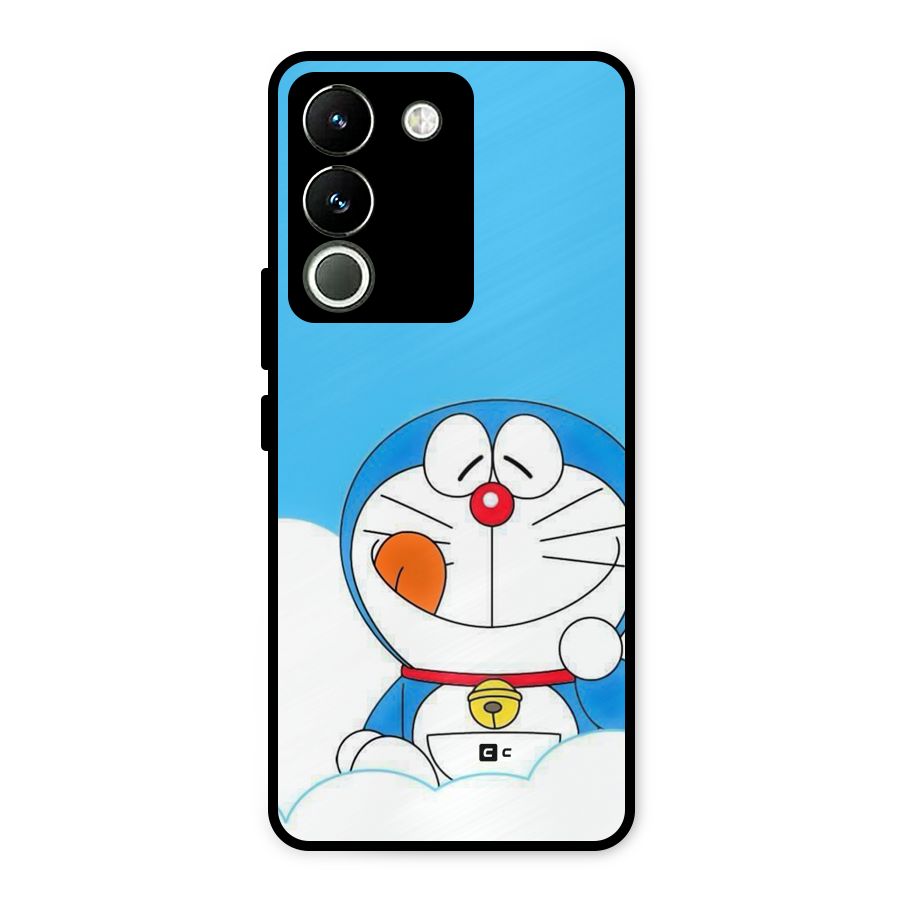 Doremon On Clouds Metal Back Case for Vivo Y200
