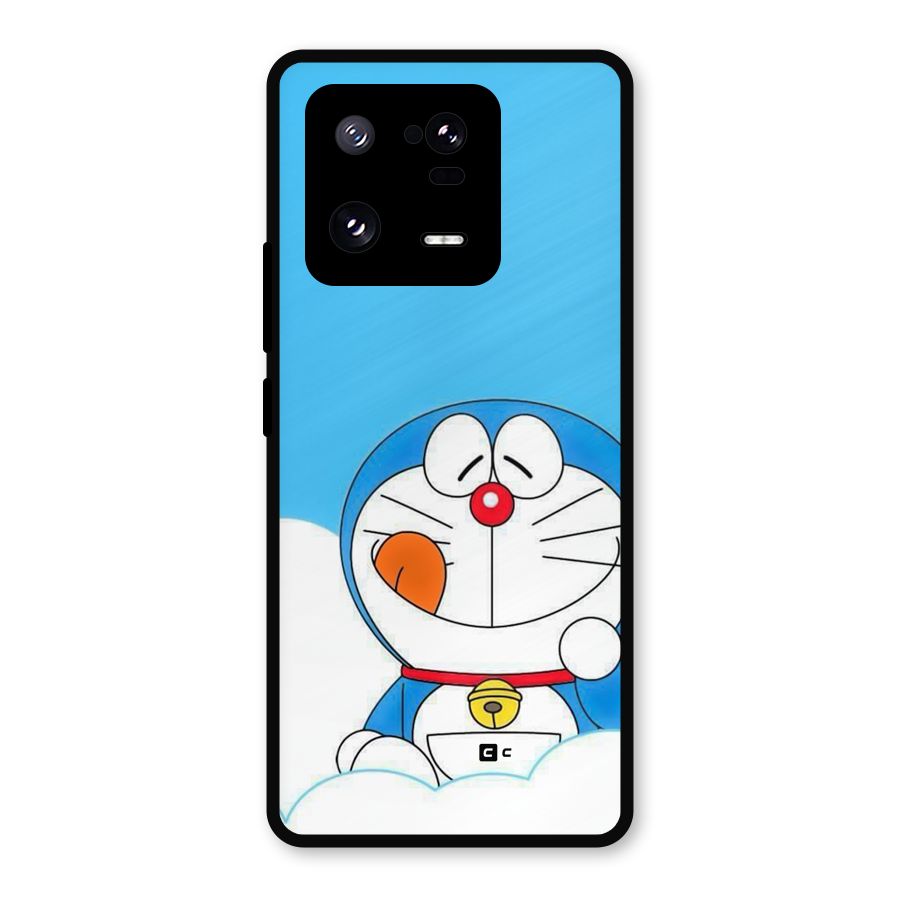 Doremon On Clouds Metal Back Case for Xiaomi 13 Pro