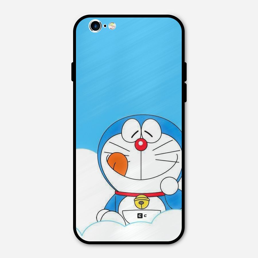 Doremon On Clouds Metal Back Case for iPhone 6 6s