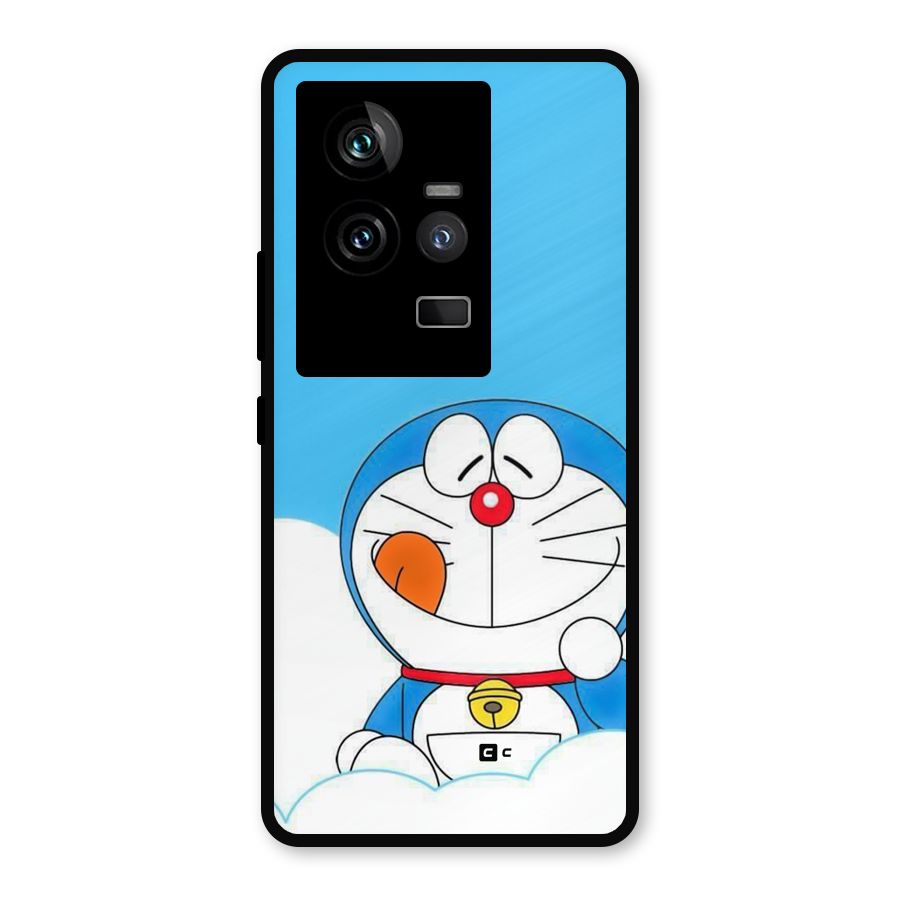 Doremon On Clouds Metal Back Case for iQOO 11 5G