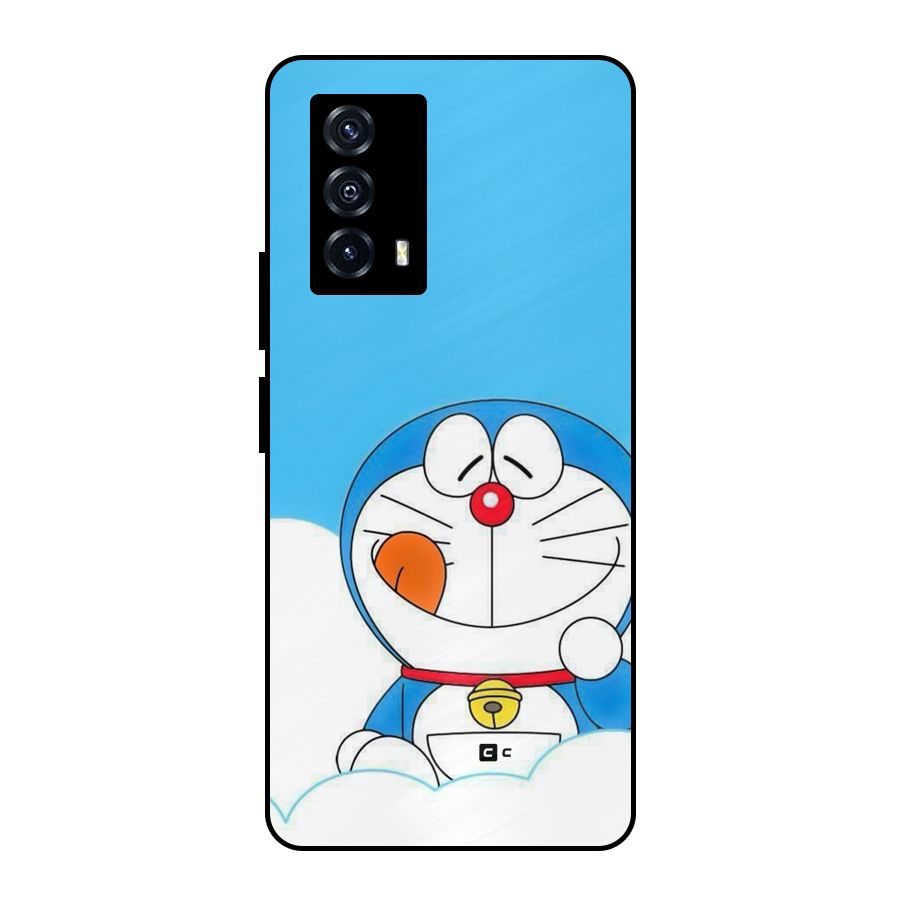 Doremon On Clouds Metal Back Case for iQOO Z5