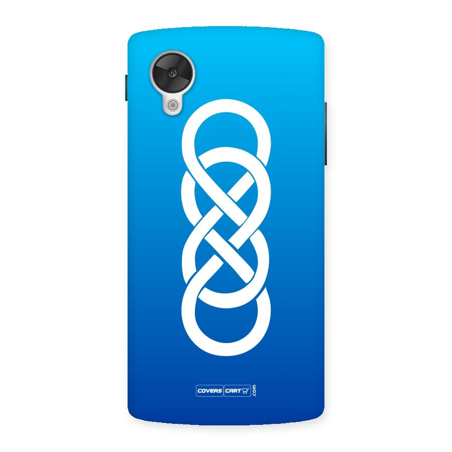 Double Infinity Blue Back Case for Google Nexsus 5