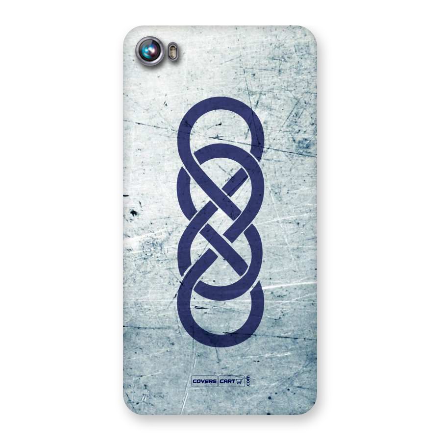 Double Infinity Rough Back Case for Micromax Canvas Fire 4 A107