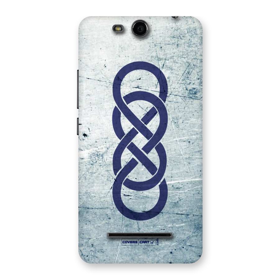 Double Infinity Rough Back Case for Micromax Canvas Juice 3 Q392