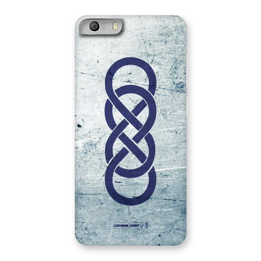 Double Infinity Rough Back Case for Micromax Canvas Knight 2