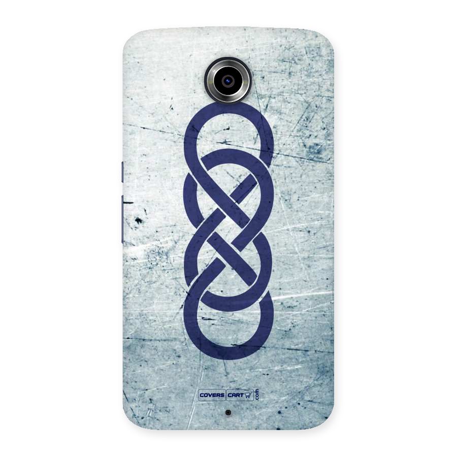 Double Infinity Rough Back Case for Nexsus 6