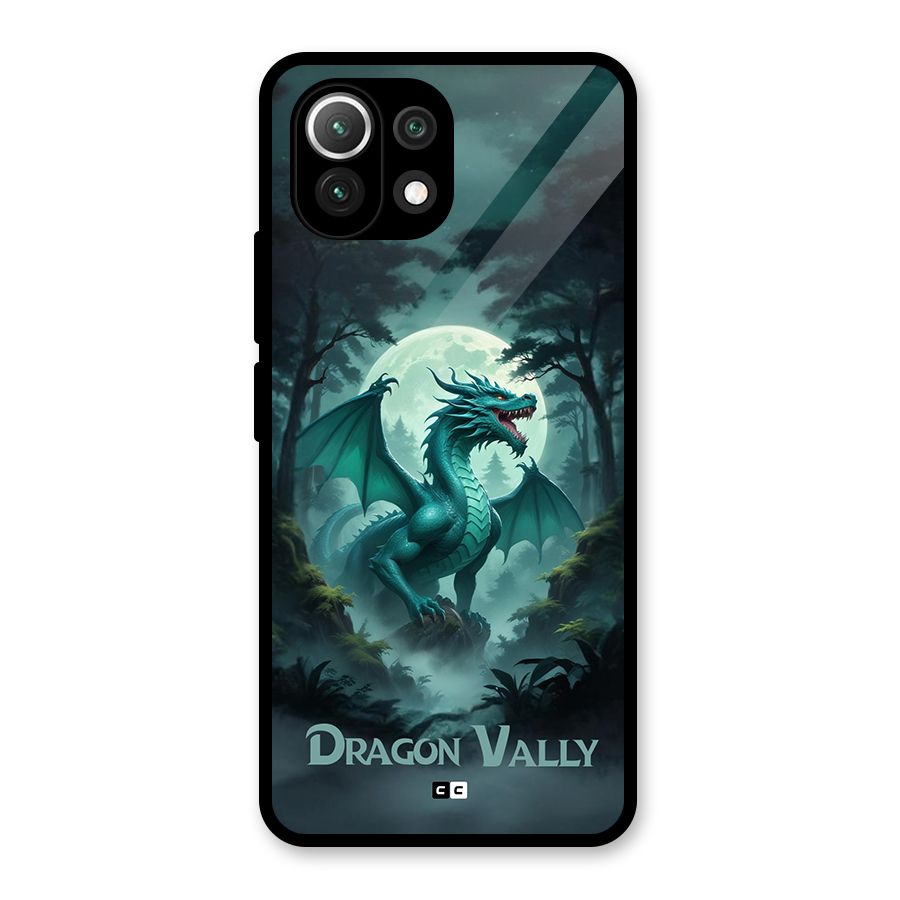 Dragon Valley Glass Back Case for Mi 11 Lite