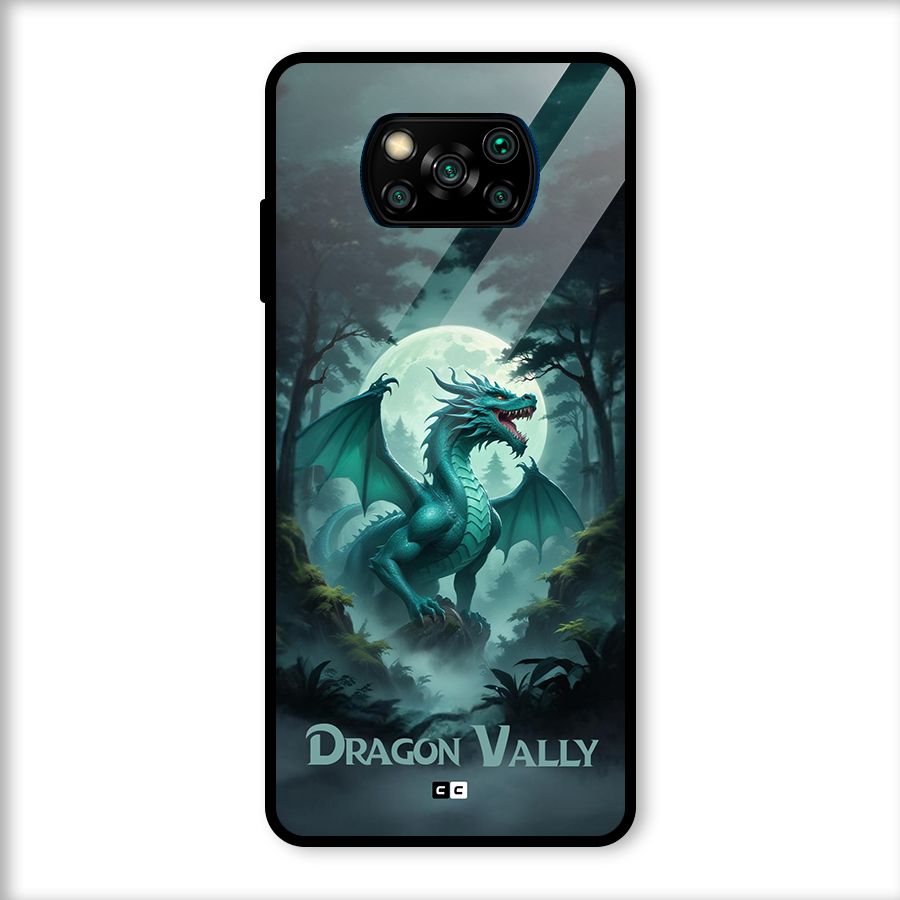Dragon Valley Glass Back Case for Poco X3