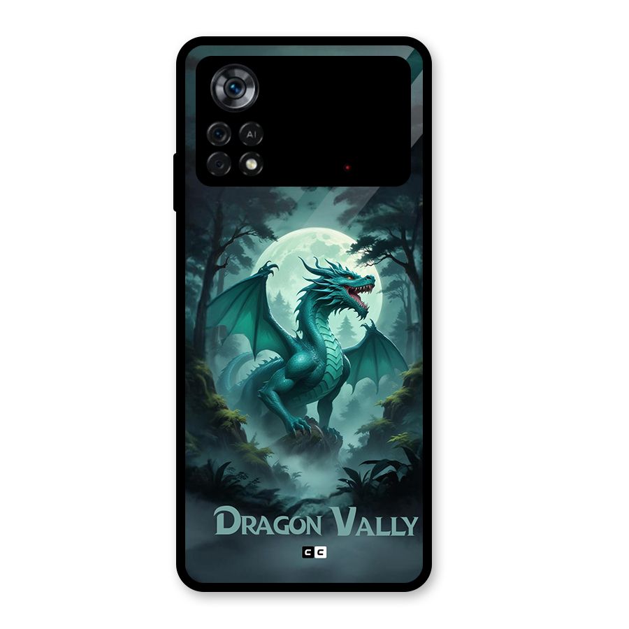 Dragon Valley Glass Back Case for Poco X4 Pro 5G