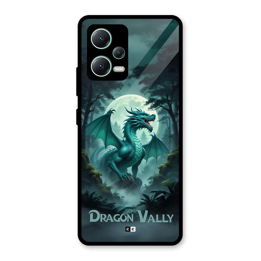 Dragon Valley Glass Back Case for Redmi Note 12 5G