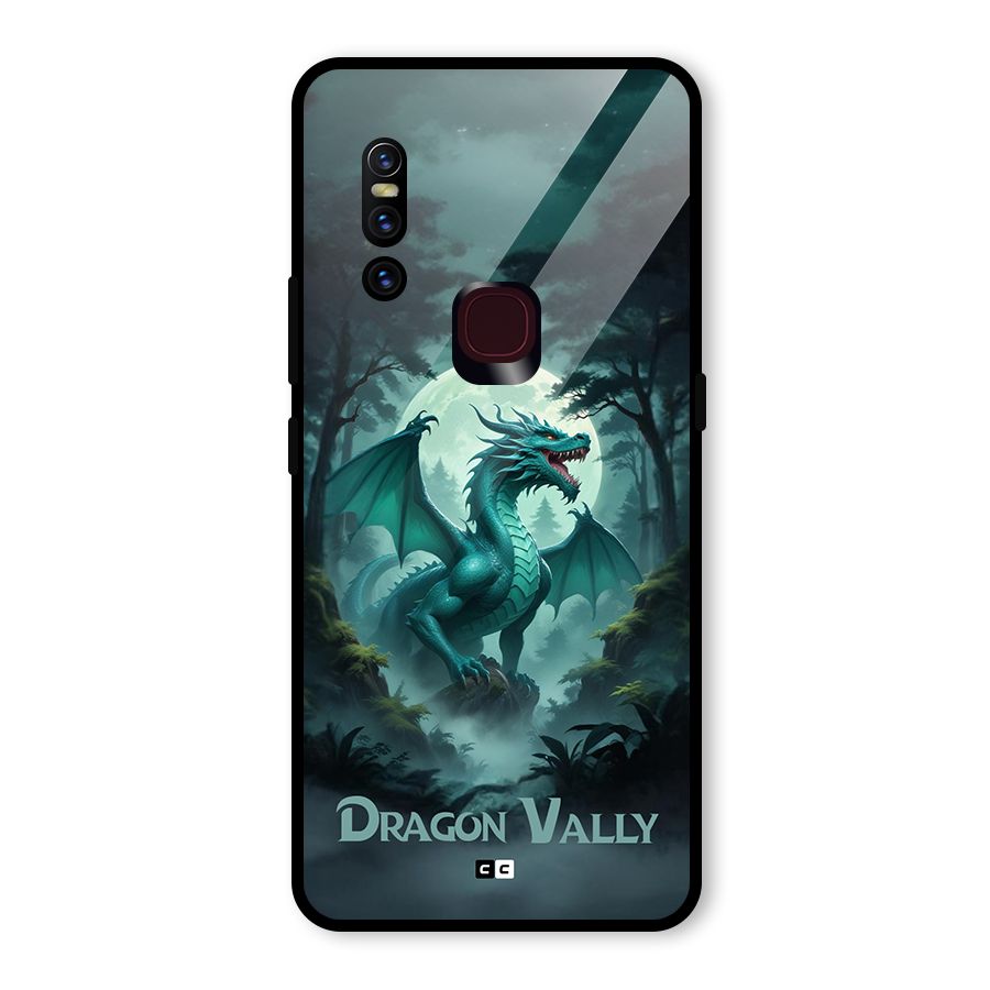 Dragon Valley Glass Back Case for Vivo V15