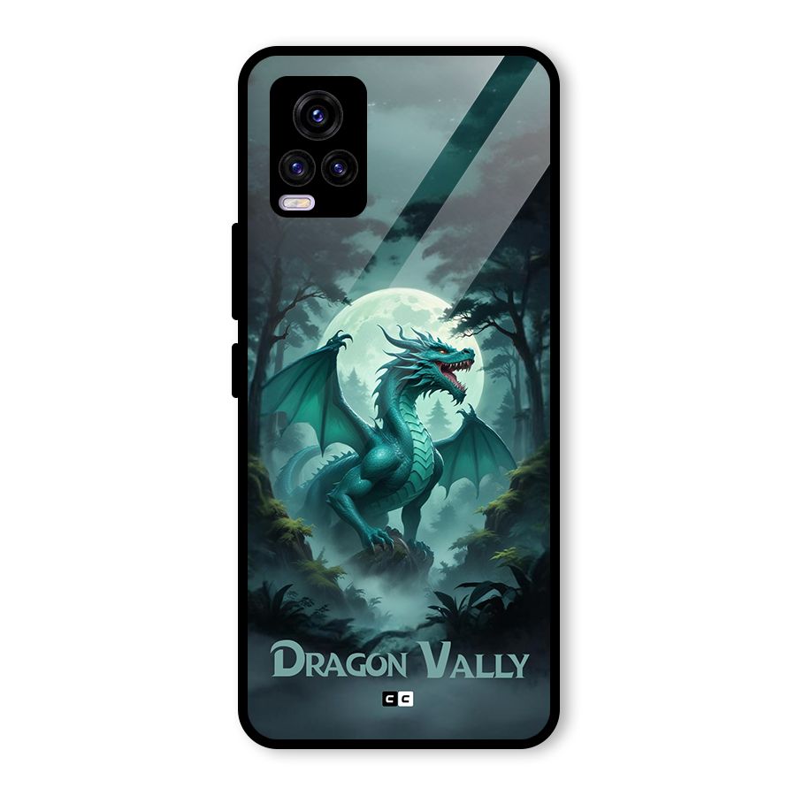 Dragon Valley Glass Back Case for Vivo V20 2021