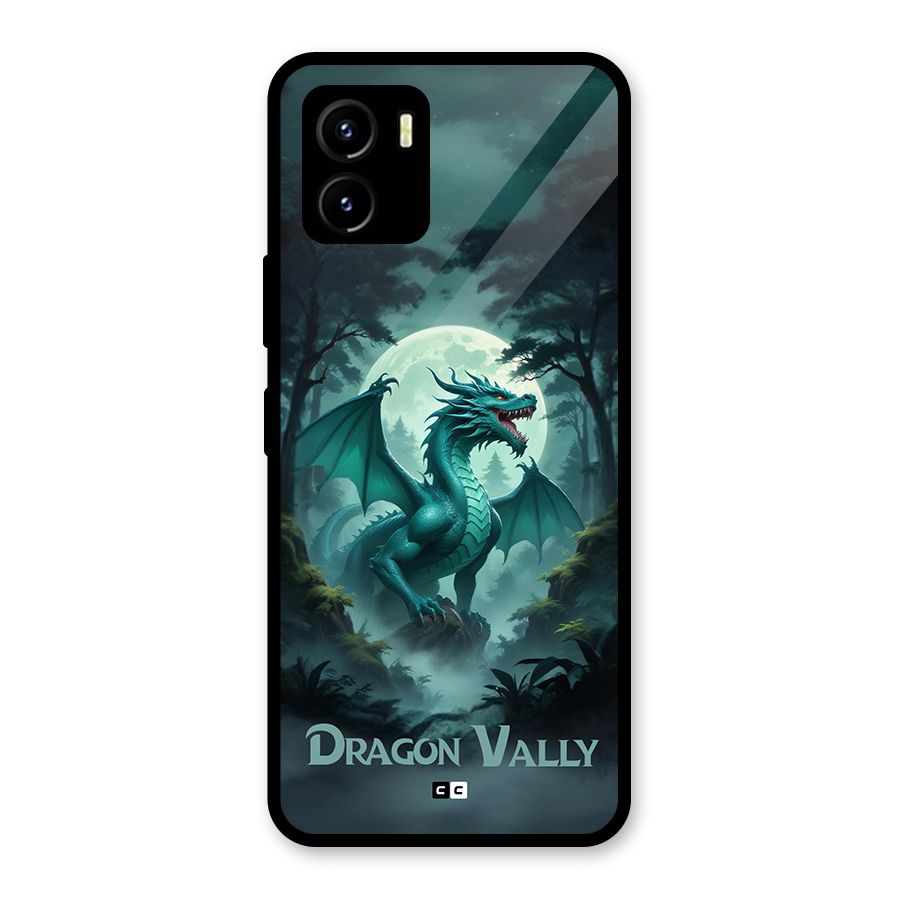 Dragon Valley Glass Back Case for Vivo Y15s