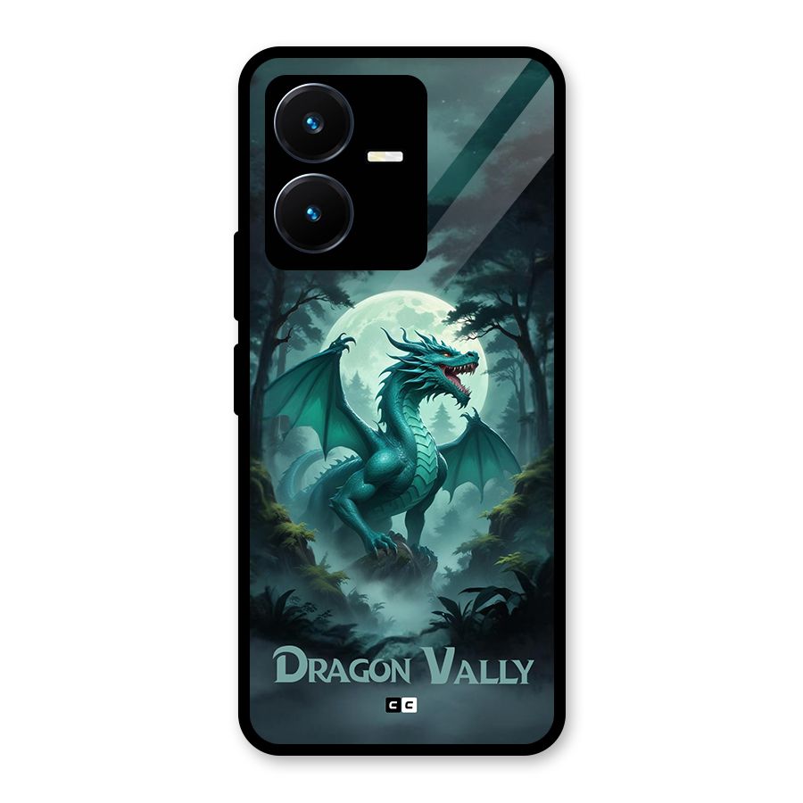 Dragon Valley Glass Back Case for Vivo Y22