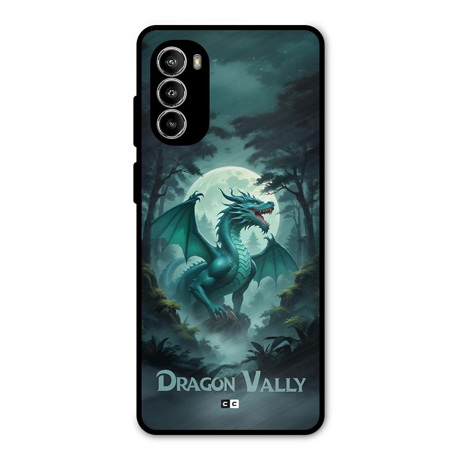 Dragon Valley Metal Back Case for Moto G52