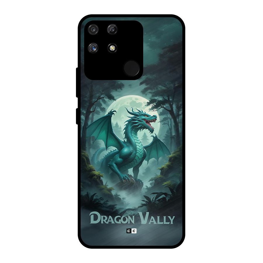 Dragon Valley Metal Back Case for Realme Narzo 50A