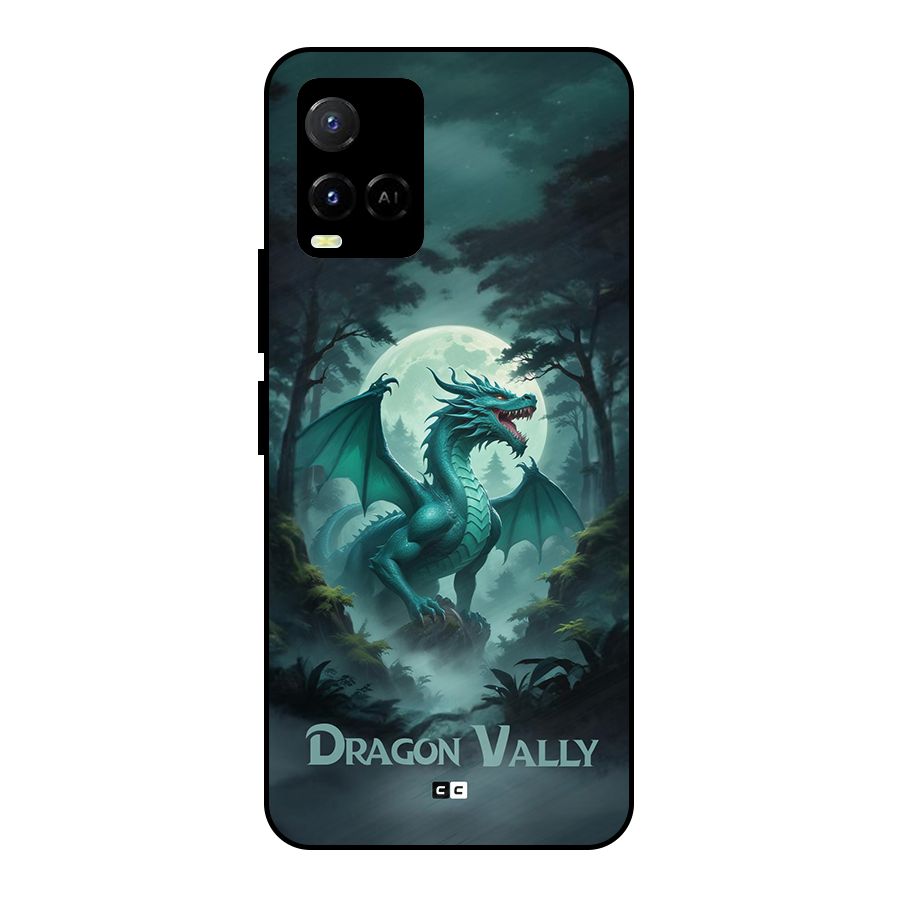 Dragon Valley Metal Back Case for Vivo Y21G