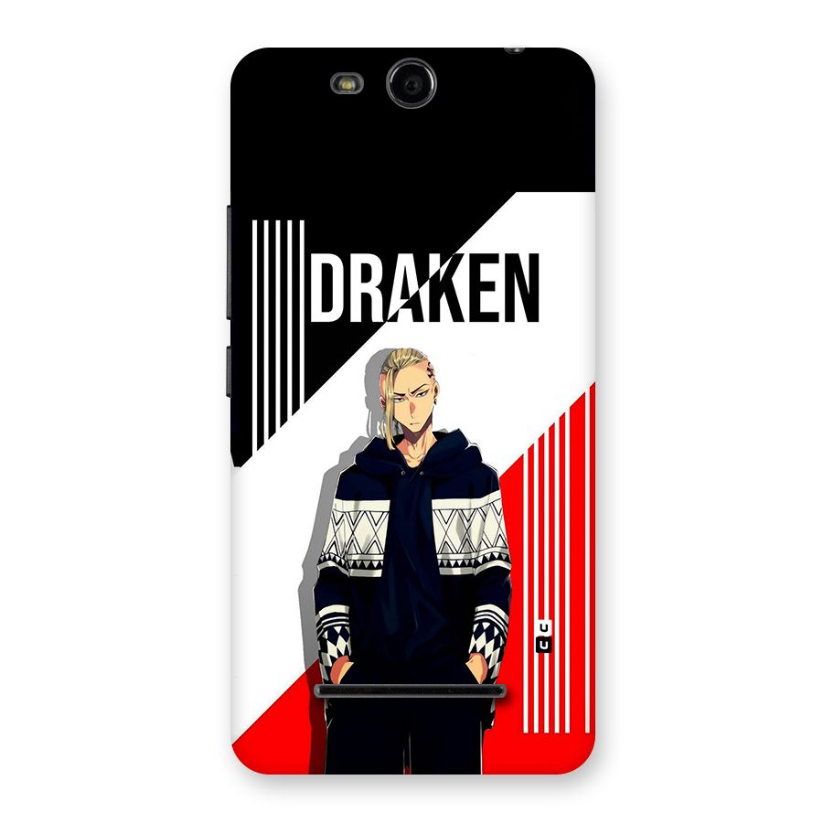 Draken Bhai Back Case for Canvas Juice 3 Q392