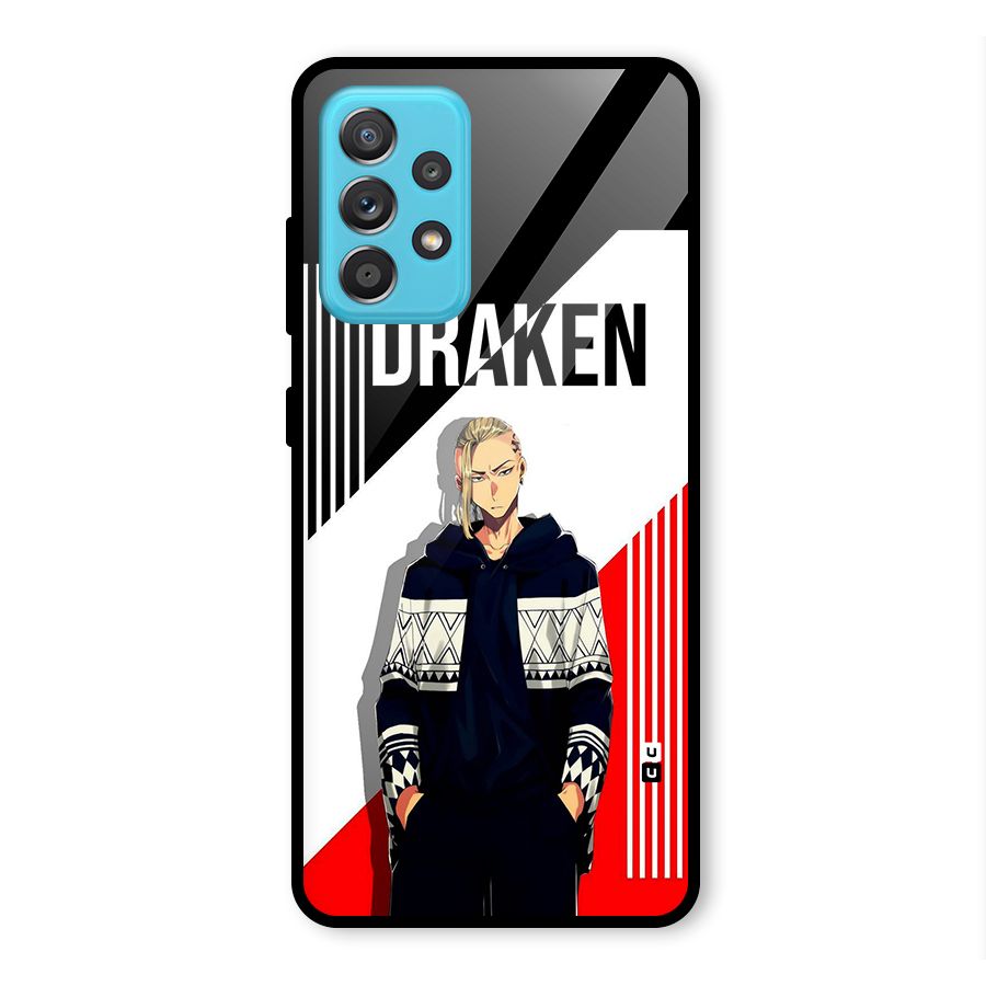 Draken Bhai Glass Back Case for Galaxy A52