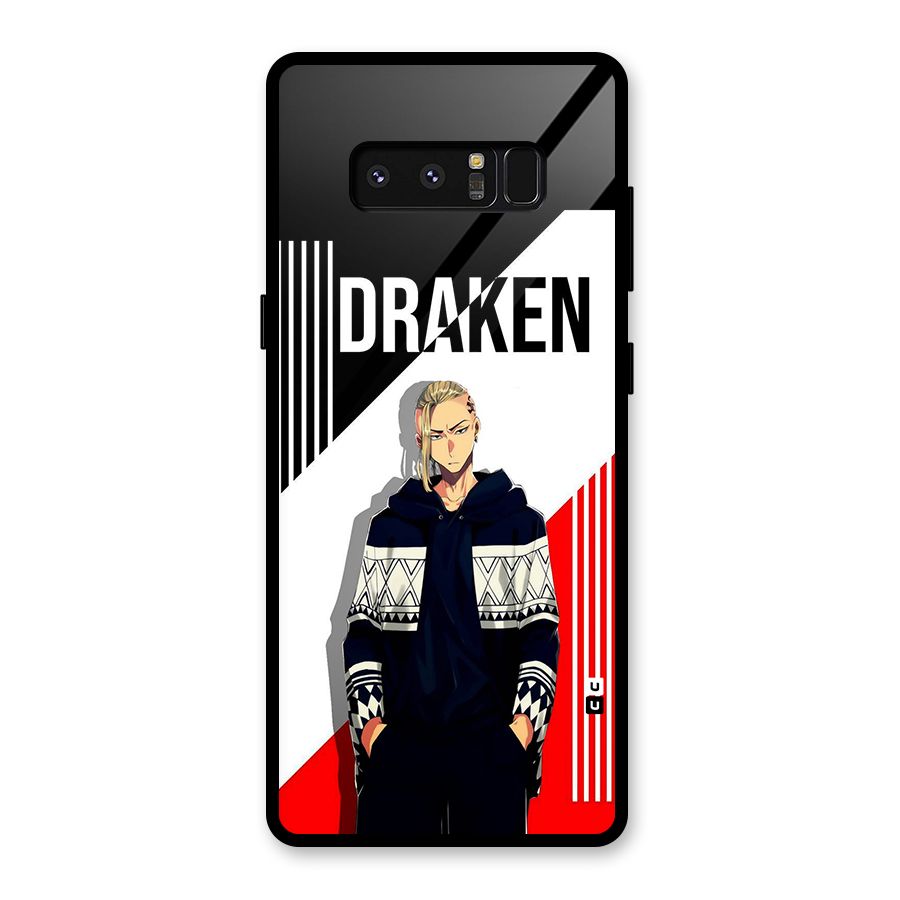 Draken Bhai Glass Back Case for Galaxy Note 8