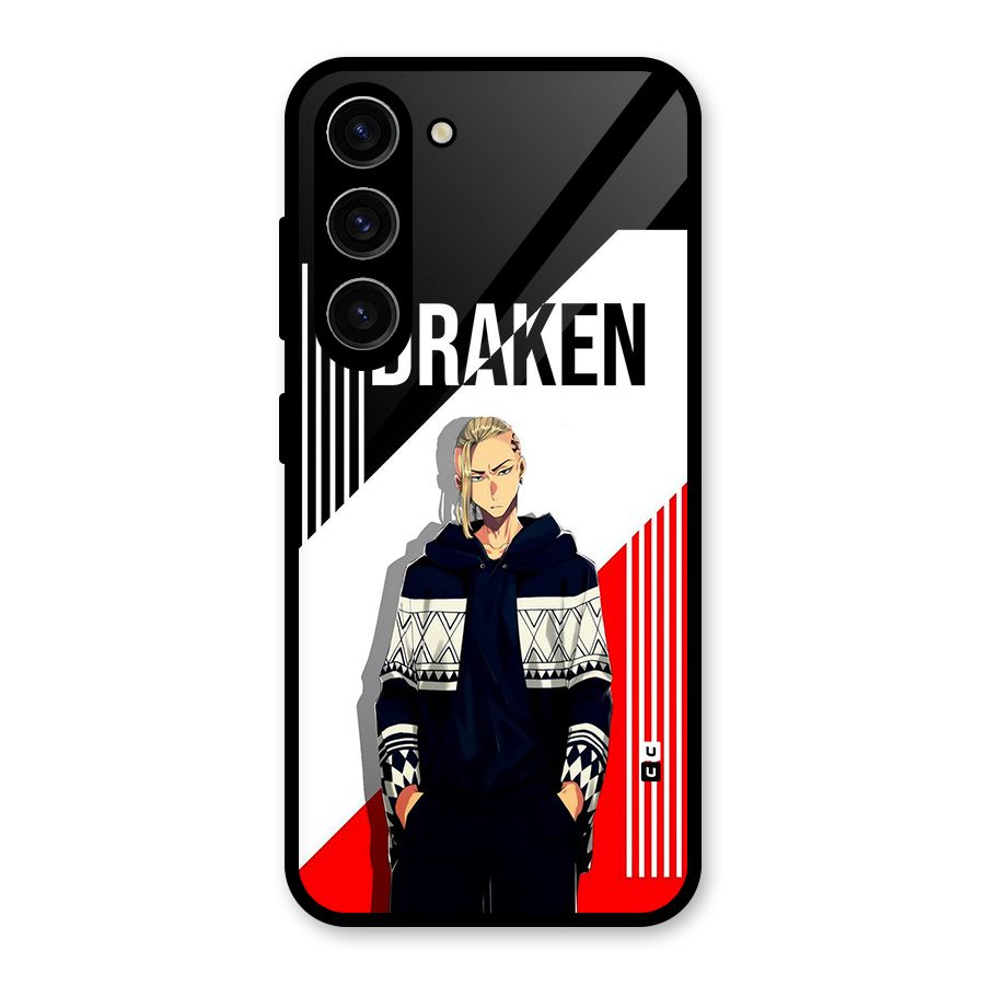 Draken Bhai Glass Back Case for Galaxy S23
