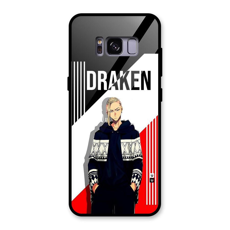 Draken Bhai Glass Back Case for Galaxy S8