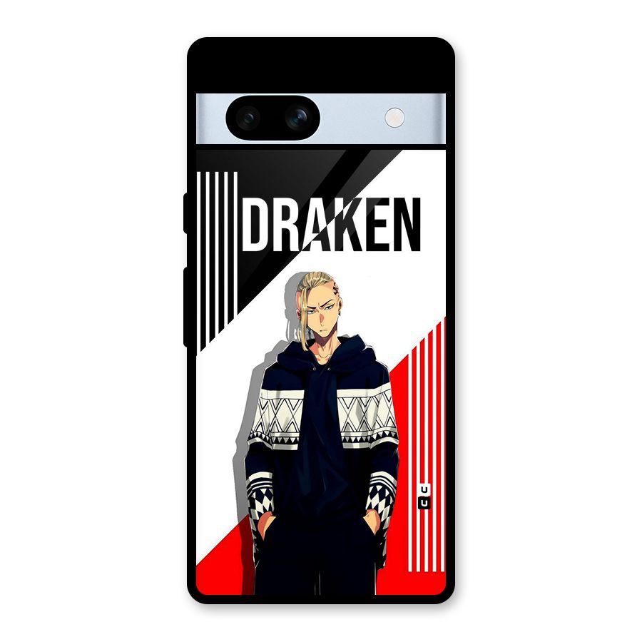 Draken Bhai Glass Back Case for Google Pixel 7a