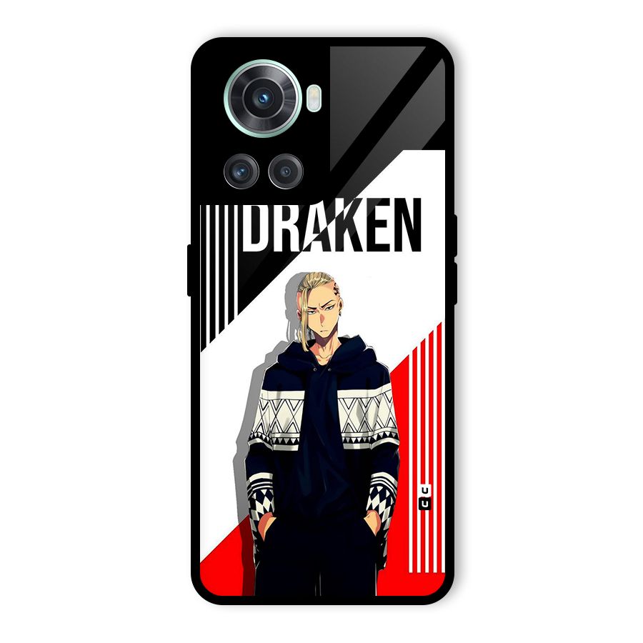 Draken Bhai Glass Back Case for OnePlus 10R