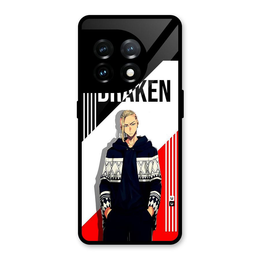 Draken Bhai Glass Back Case for OnePlus 11