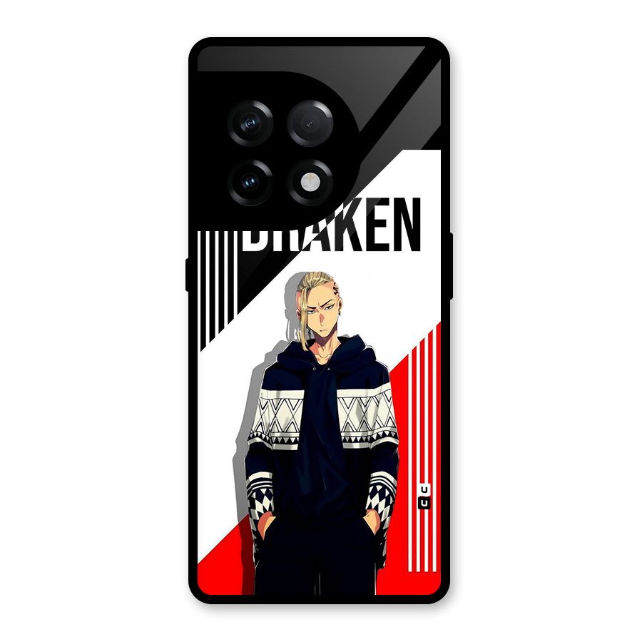 Draken Bhai Glass Back Case for OnePlus 11R