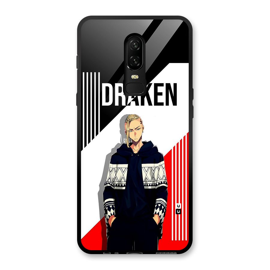Draken Bhai Glass Back Case for OnePlus 6