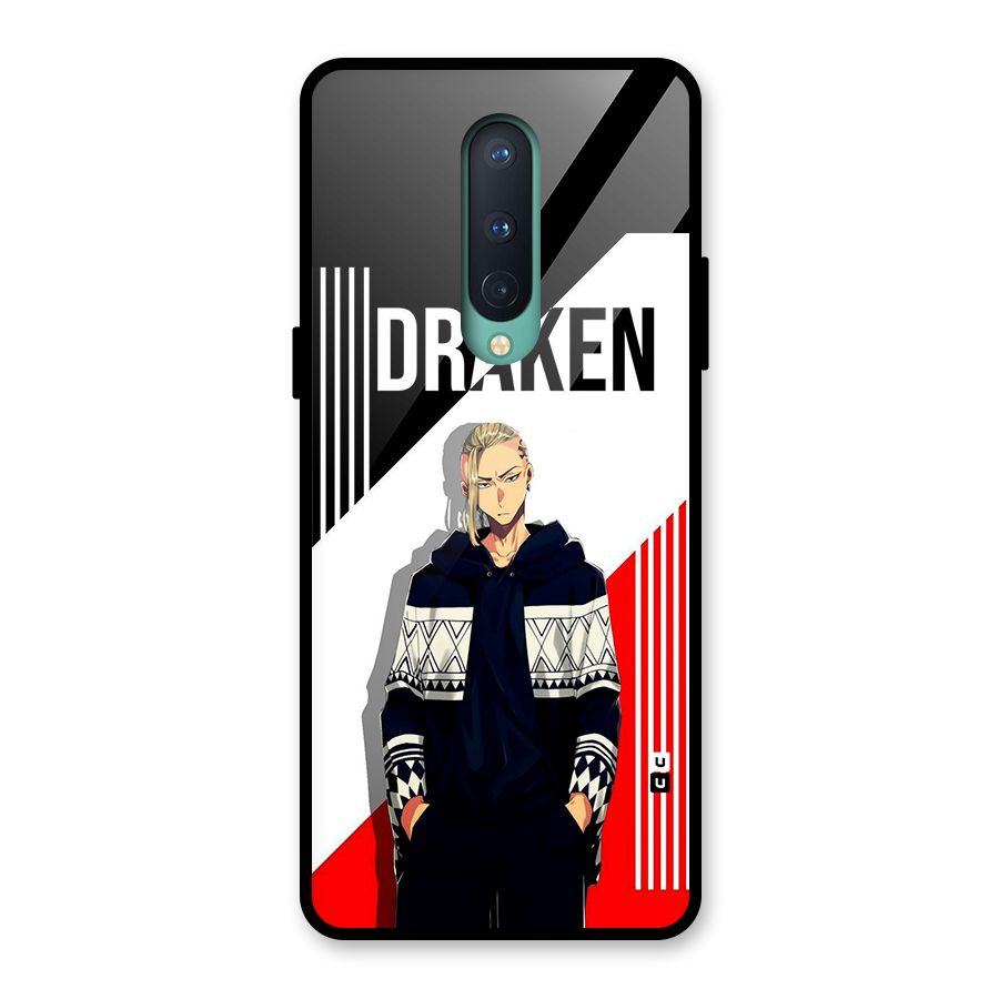 Draken Bhai Glass Back Case for OnePlus 8