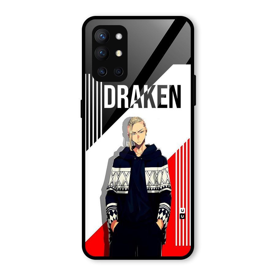 Draken Bhai Glass Back Case for OnePlus 9R