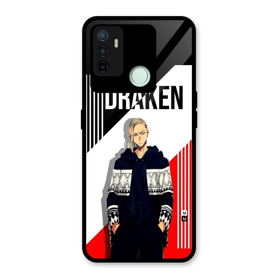 Draken Bhai Glass Back Case for Oppo A53